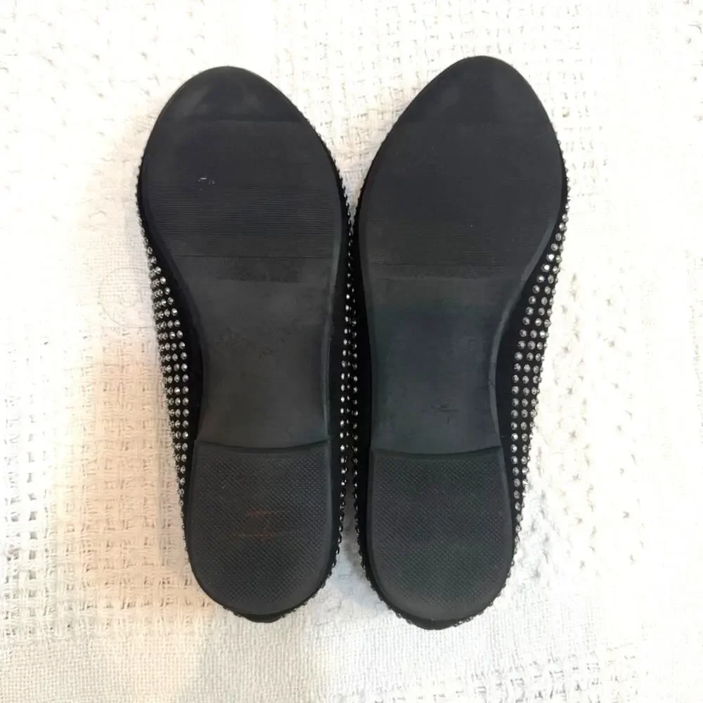 Torrid Black Flats with Silver Accents - Picture 2 of 9
